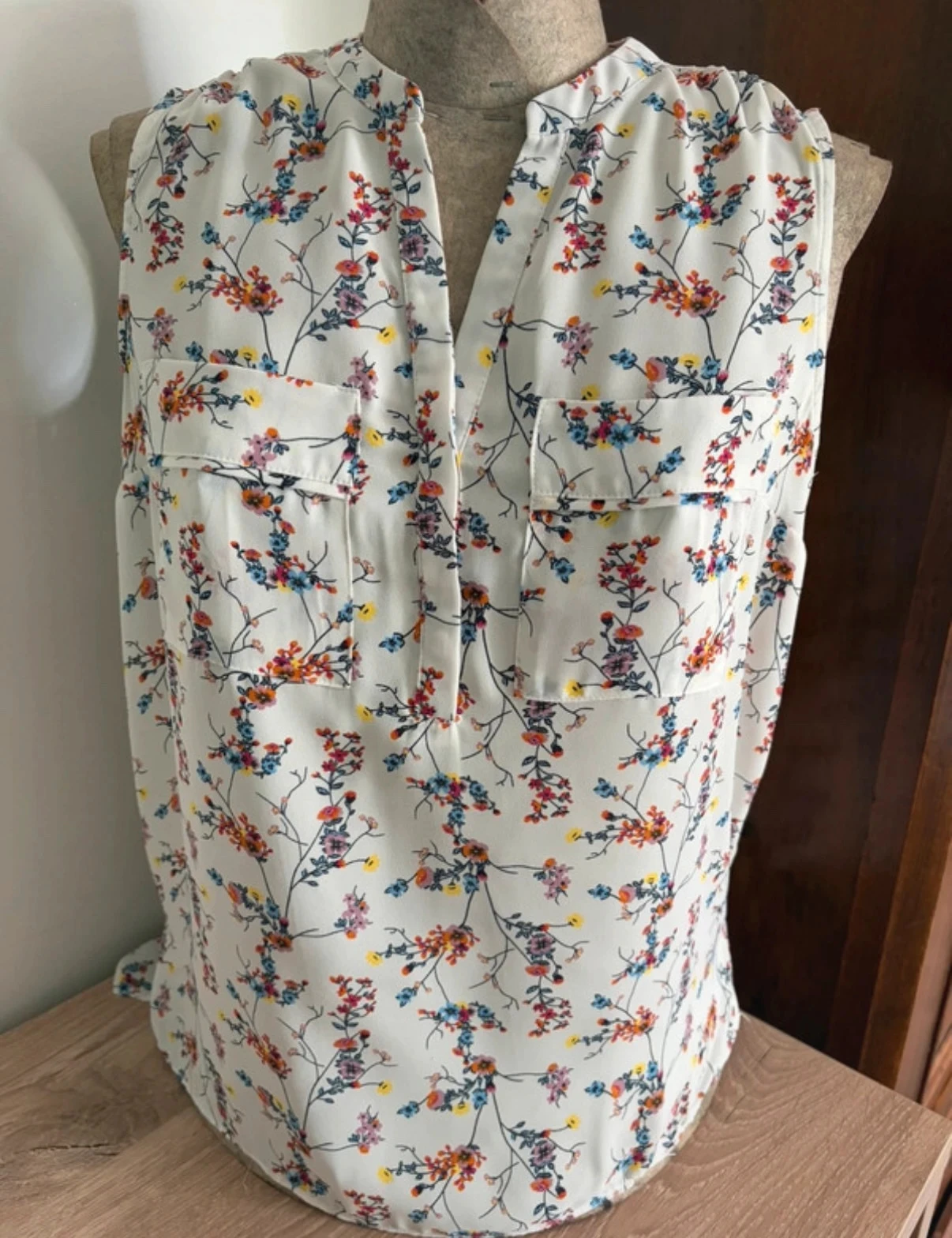 Blouse fleurie